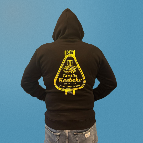 Zwarte hoodie