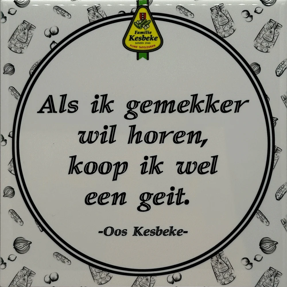 Als ik gemekker wil horen, koop ik wel een geit - Oos